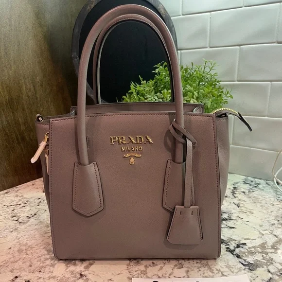 Prada | Bags | Prada Saffiano Argilla | Poshmark